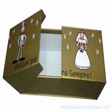Door Opening Style Gift Box for Wedding Gifts, OEM Orders Accepted